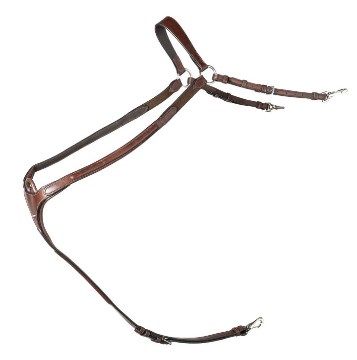 Trust Brussels Vorderzeug mit Brücke braun mit silber