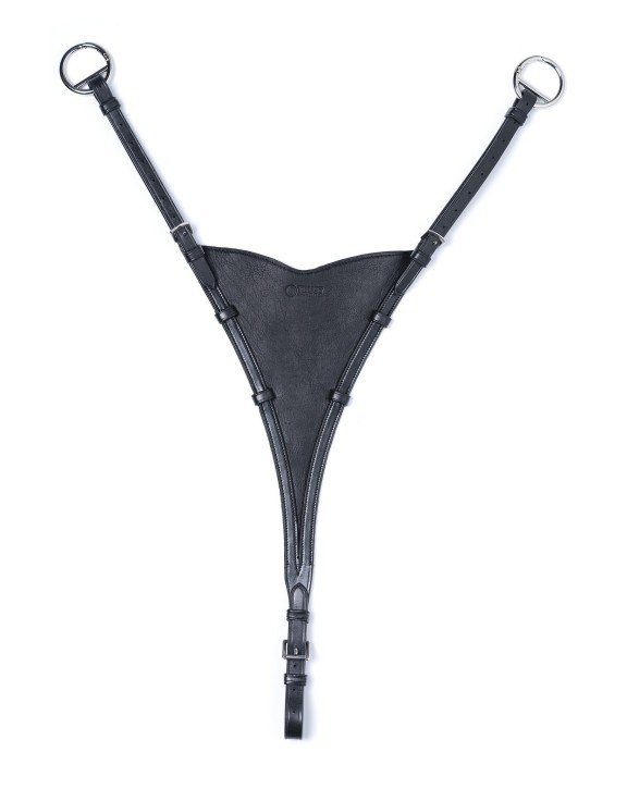 Trust Milano geschlossene Martingalgabel schwarz mit silber