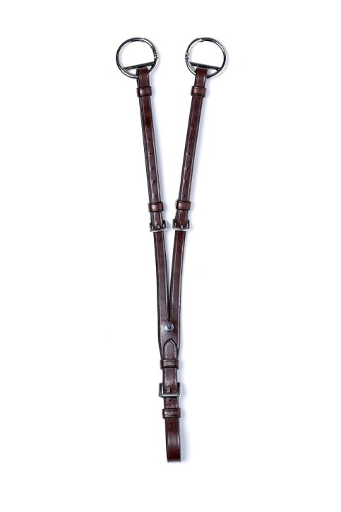 Trust Helsinki offene Martingalgabel braun mit silber