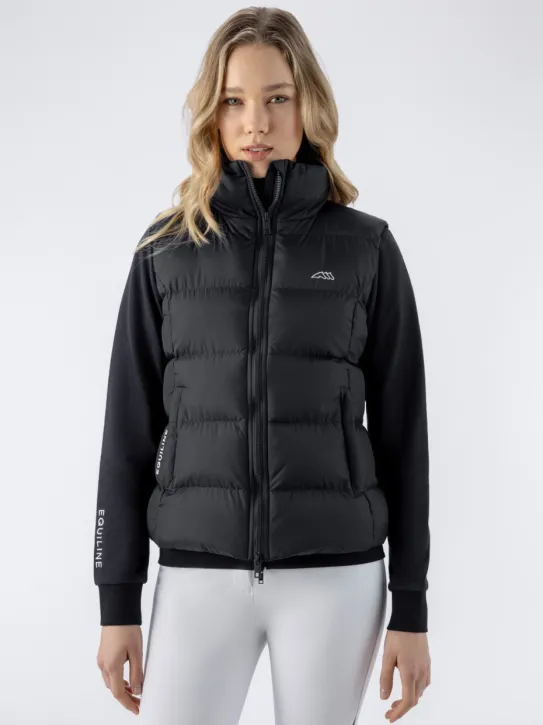 Equiline Damen Steppweste Eqvartek schwarz