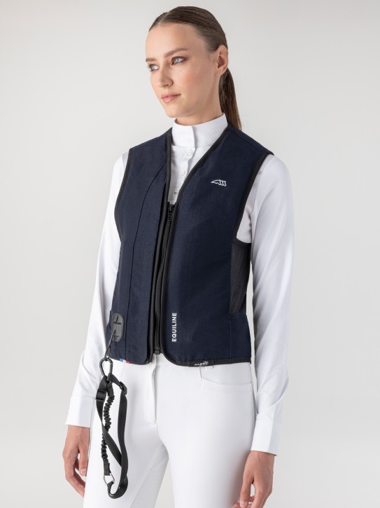 Equiline Airbag Belair mit Rückenprotektor navy