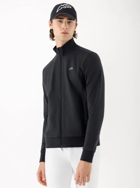 Equiline Herren Sweatjacke Eqebrek schwarz