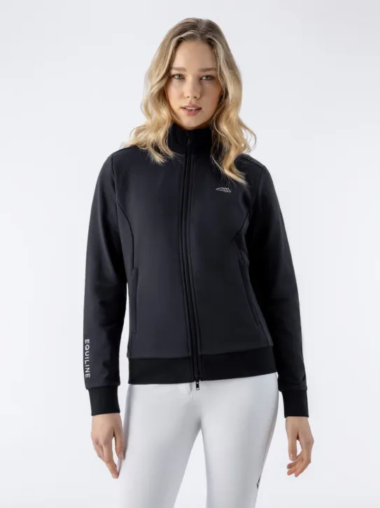 Equiline Damen Sweatjacke Eqcarrek schwarz