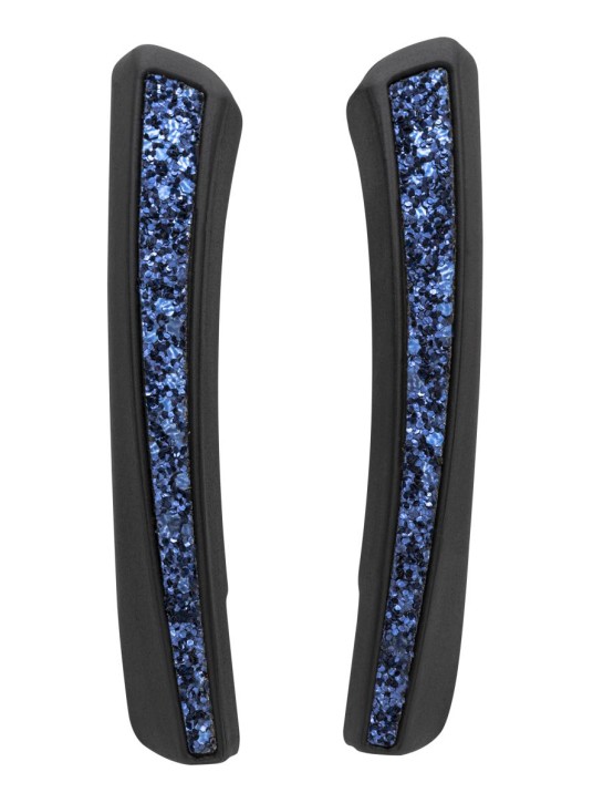 Equiline X-CEL Dressur-Überzug mit blauem Glitzereinsatz