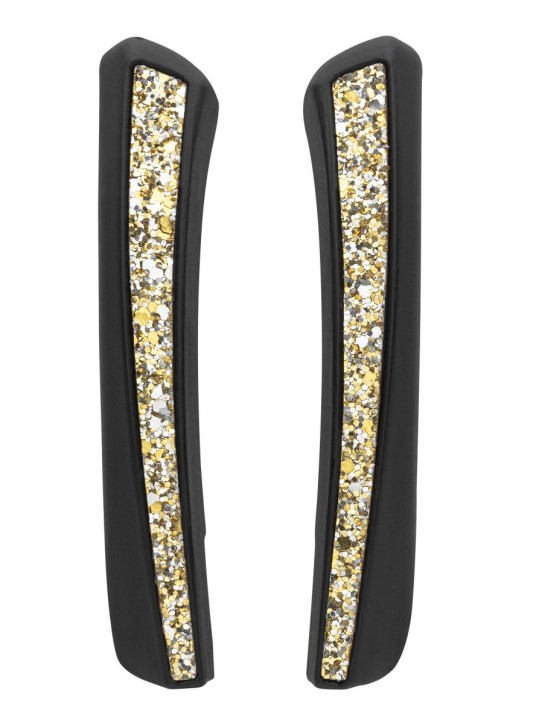 Equiline X-CEL Dressur-Überzug mit goldenem Glitzereinsatz