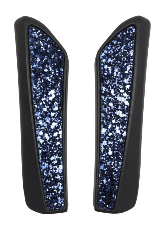 Equiline X-CEL Spring-Überzug mit blauem Glitzereinsatz