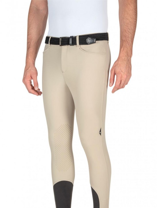 Equiline Herren Reithose Kniegrip Grentk beige