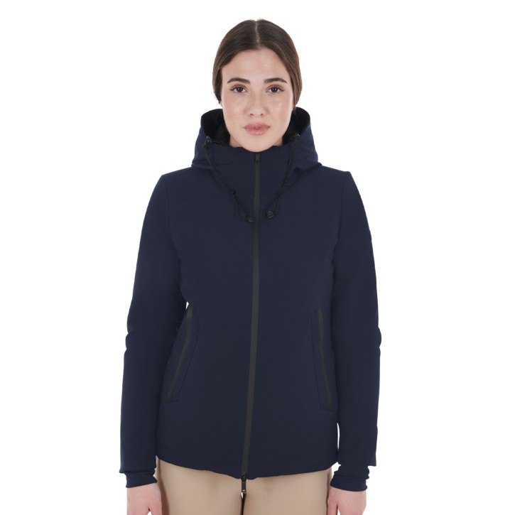 Damen Wind- und Wasserabweisende Jacke von Equestro - Navy