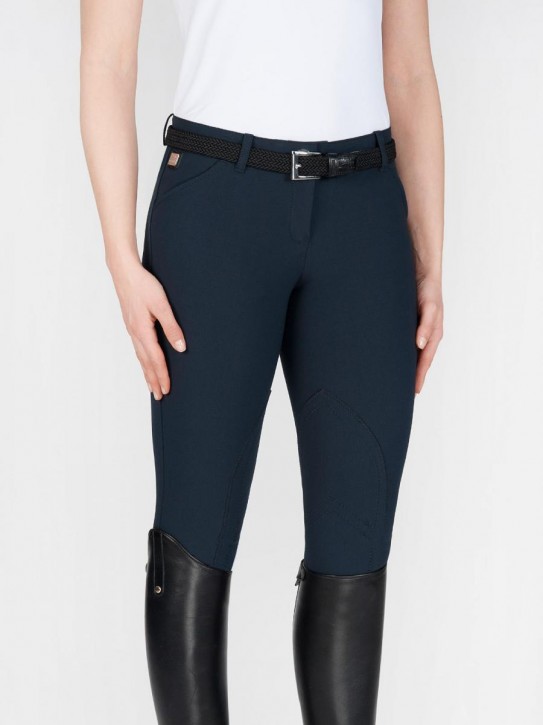 Equiline Stoffknie Damen Reithose Boston blau 38 (IT 42)