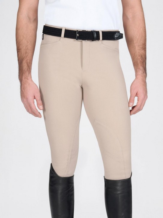 Equiline Herrenreithose Stoffknie Grafton beige