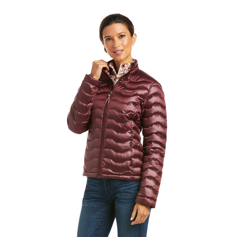 Ariat Damen Daunenjacke Ideal 3.0 Weinrot