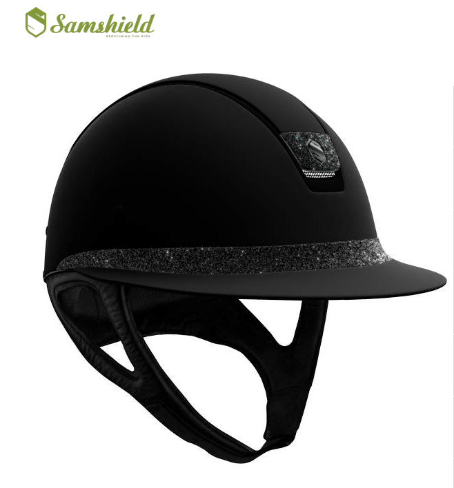 Samshield Reithelm Miss Shield Shadowmatt Konfiguration crystal schwarz 59 L