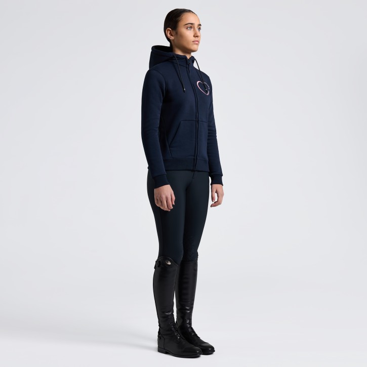 Cavalleria Toscana Zip Hoodie für Mädchen navy