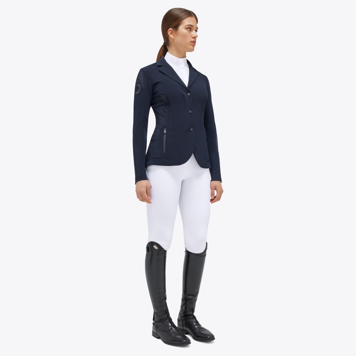 Cavalleria Toscana Revo Damen Turnierjacket perforated navy