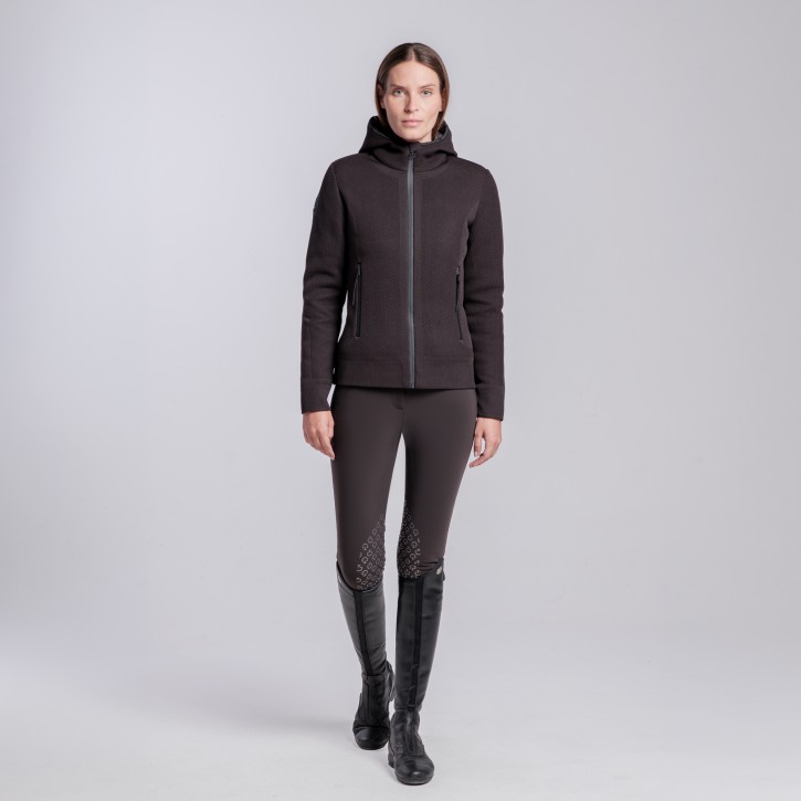 Cavalleria Toscana Tech-Knit Daunenjacke Damen Espresso
