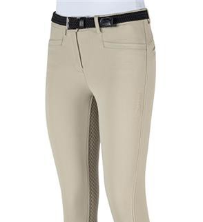 Equiline Mädchen Vollgrip Reithose Jaklink Beige