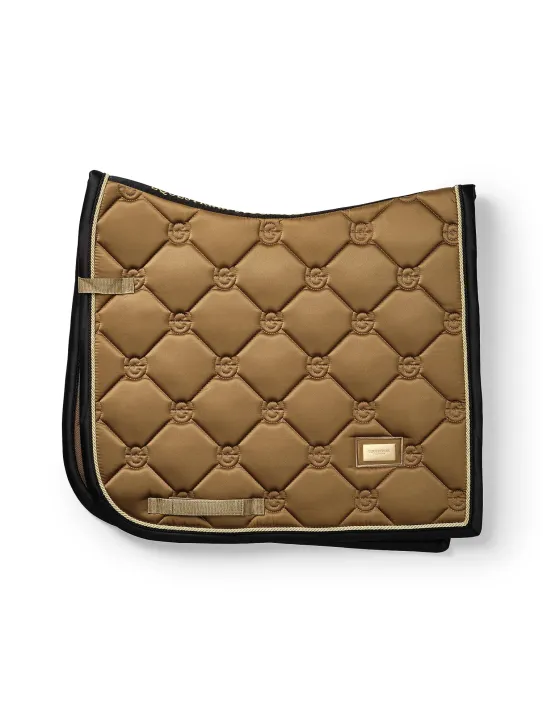 Equestrian Stockholm Dressur Schabracke Golden Brass Full