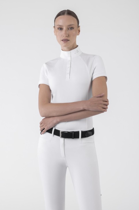 Equiline Damen Turnierpoloshirt Geak weiß