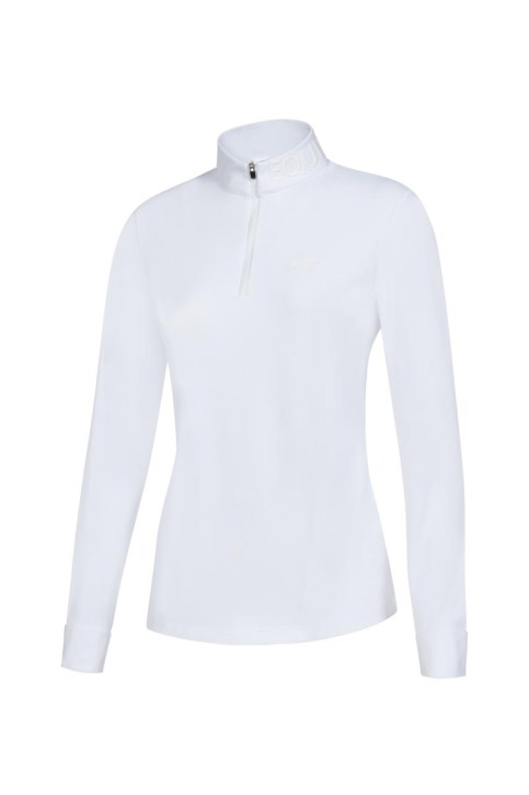 Equiline Damen Turniershirt Langarm CASEC weiß Gr. M