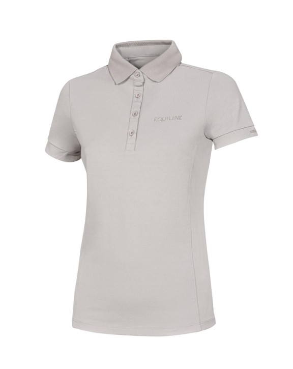 Equiline Damen Poloshirt Avae in sabbia hellbeige