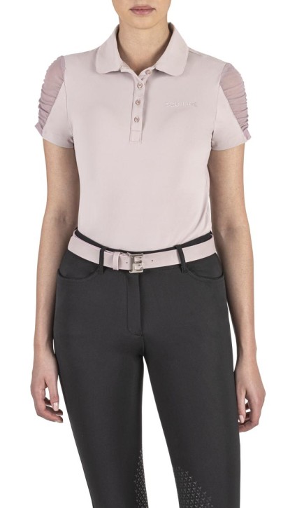 Equiline Damen-Poloshirt Giqueg violet ice S