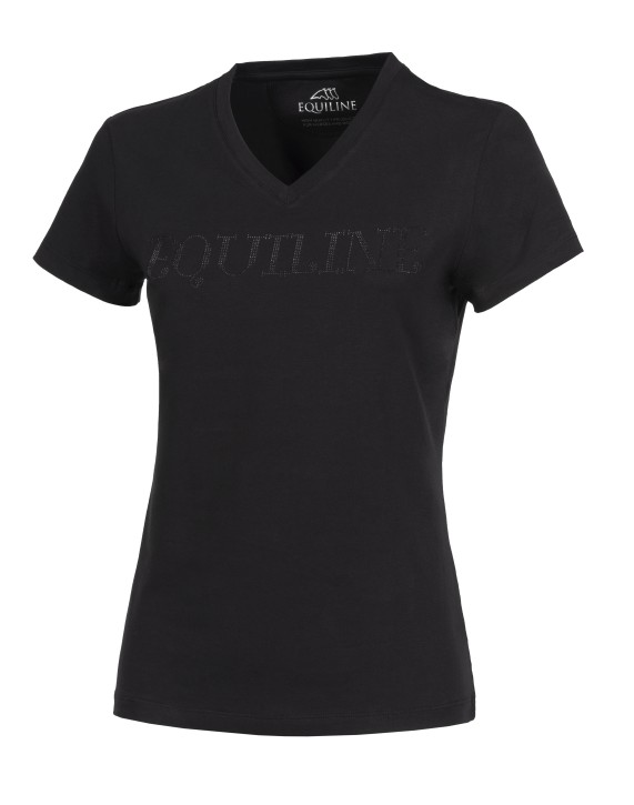 Equiline Damen T-Shirt Gigerg schwarz/schwarz