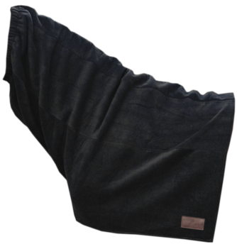 Kentucky Halsdecke Heavy Fleece schwarz full