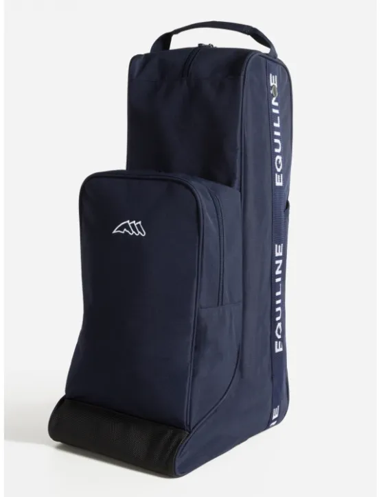 Equiline Stiefeltasche mit Helmfach Basil Blau