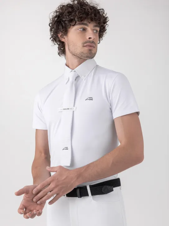 Equiline Herren Turniershirt Niam Weiß