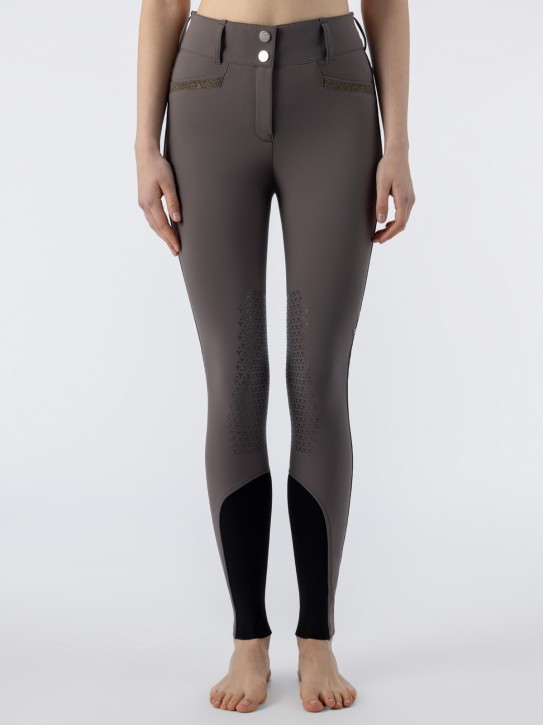 Equiline Damen Kniegrip Reithose Highwaist Crystalek marsh