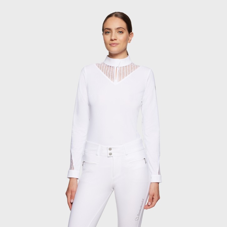 Samshield Damen Turniershirt Beatrice weiß