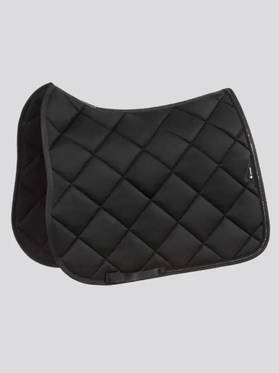 Equiline Dressurschabracke EQ Glow mit Glitzer Schwarz