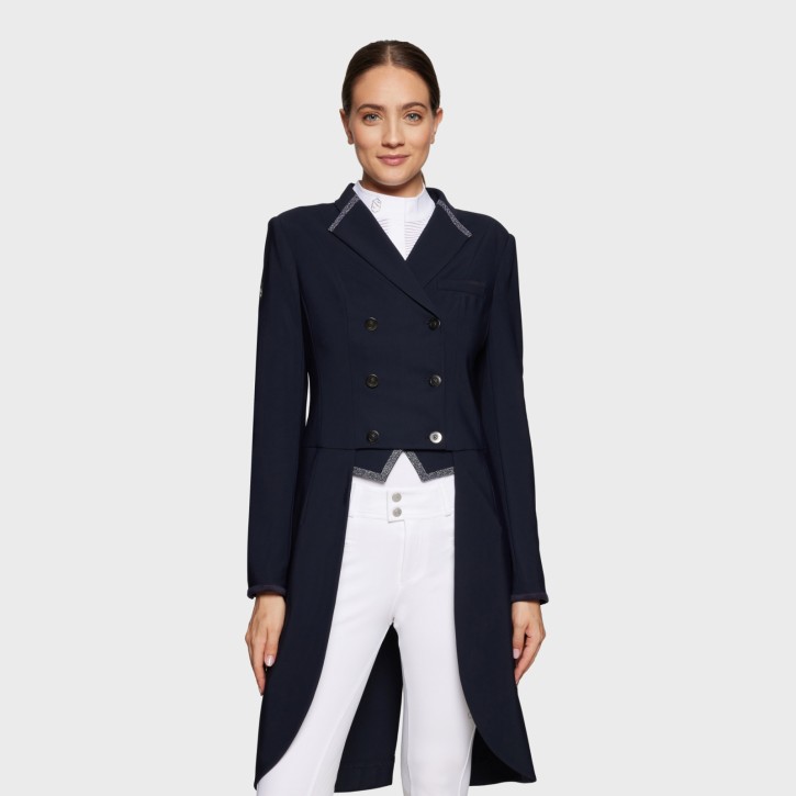 Samshield Damen Frack Crystal Fabrics Navy