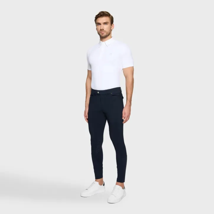 Samshield Herren Kniegrip Reithose Marceau Navy