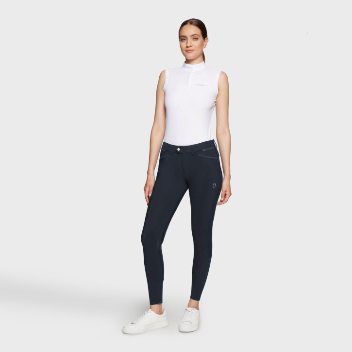 Samshield Damen Kniegrip Reithose Mathilde Navy