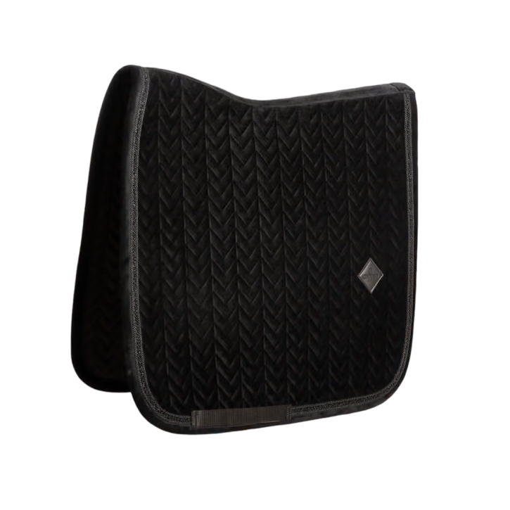 Kentucky Dressur Schabracke VELVET Mini Pearls Schwarz