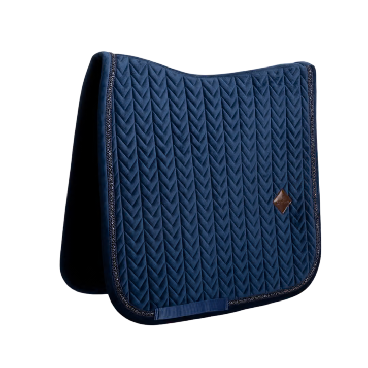 Kentucky Dressur Schabracke VELVET Mini Pearls Navy