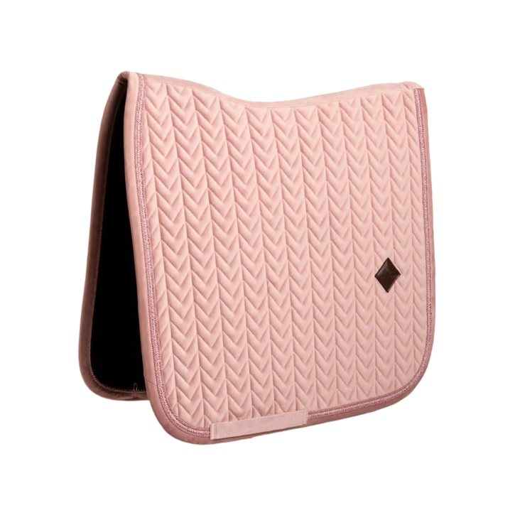 Kentucky Dressur Schabracke VELVET Mini Pearls Altrosa