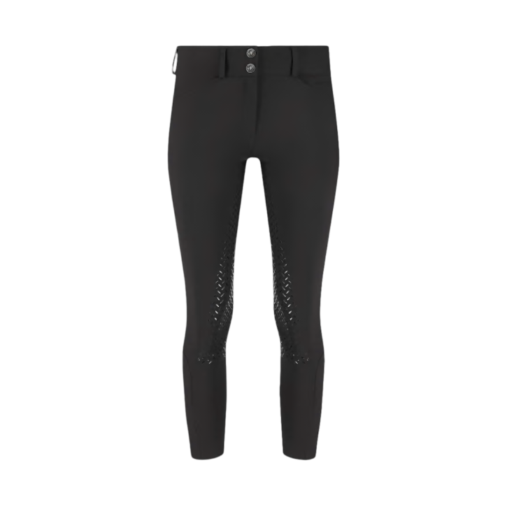 Kentucky Reithose Damen Miami mit Vollgrip Schwarz