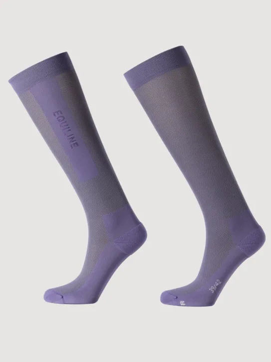 Equiline Reitsocken EQGlino Damen Aubergine 35/38