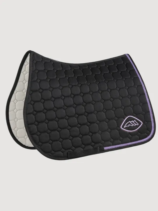 Equiline Spring Schabracke Glitzer EQGloc Schwarz mit Lila