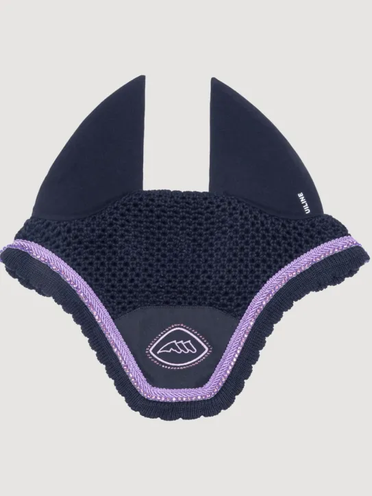 Equiline Fliegenhaube Glitzer EQGloc Blau mit Lila