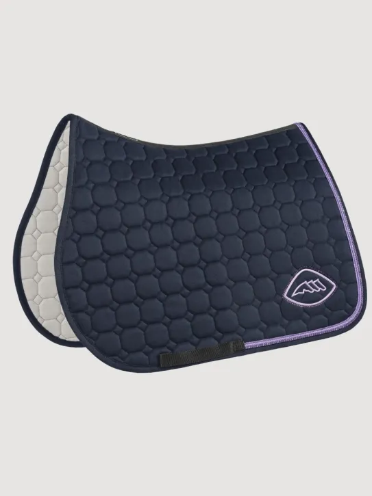 Equiline Spring Schabracke Glitzer EQGloc Blau mit Lila