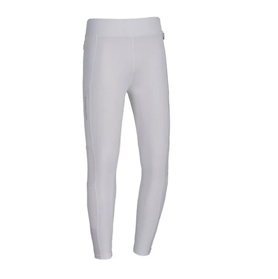 Kingsland Mädchen Vollgrip Reitleggins Kemmie weiß 158/164