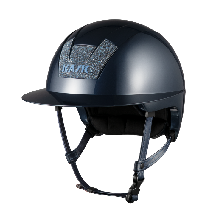 KASK Reithelm KOOKI LADY Swarovski Carpet Navy Shine