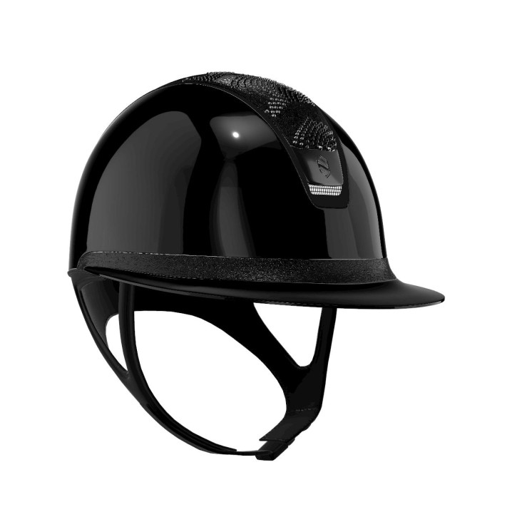 Samshield Miss Shield Shadowglossy 2.0 schwarz Konfiguration Top und Frontal Band Crystal Intarsia