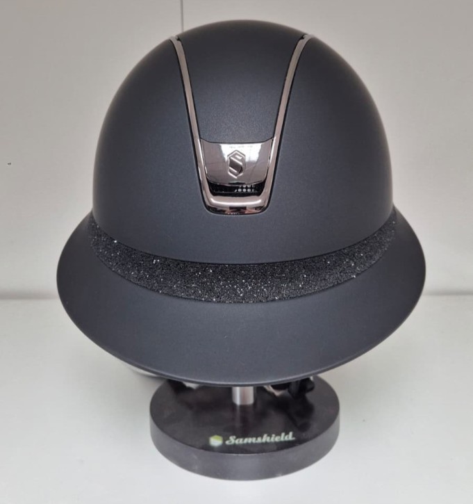 Samshield Miss Shadowmatt 2.0 Schwarz – Reithelm Crystal Fabric Frontalband