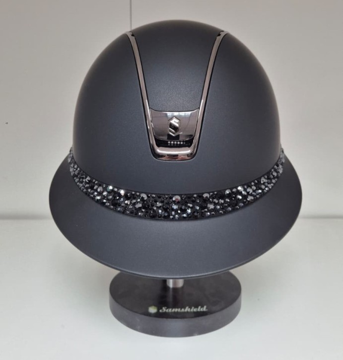 Samshield Miss Shadowmatt 2.0 Schwarz – Reithelm Glacier Frontalband