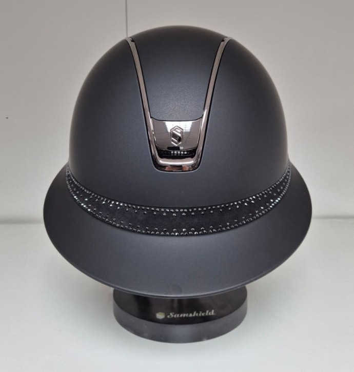 Samshield Miss Shadowmatt 2.0 Schwarz – Reithelm Tiara Frontalband