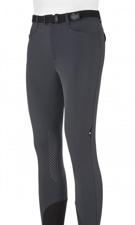 Equiline Herren Reithose Kniegrip Emorye Dunkelgrau